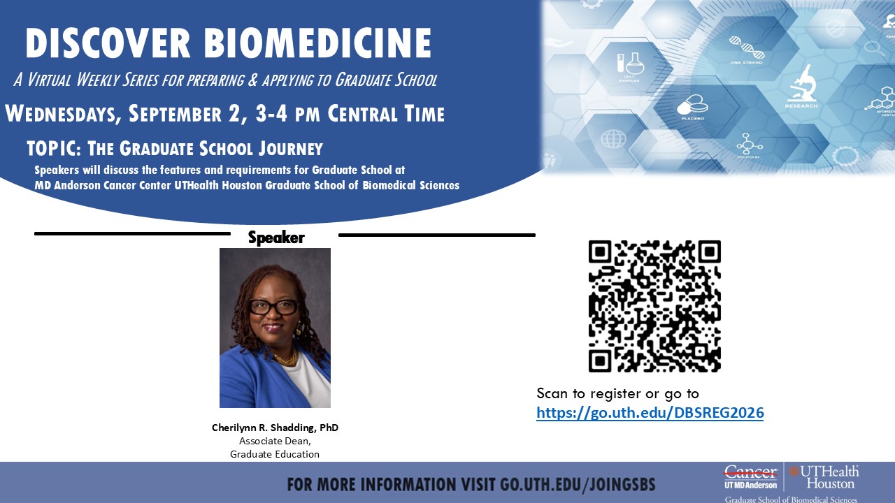 Discover Biomedicine flyer for 